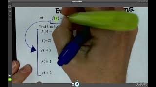 Function Notation (Evaluate Functions)- 9/20/22