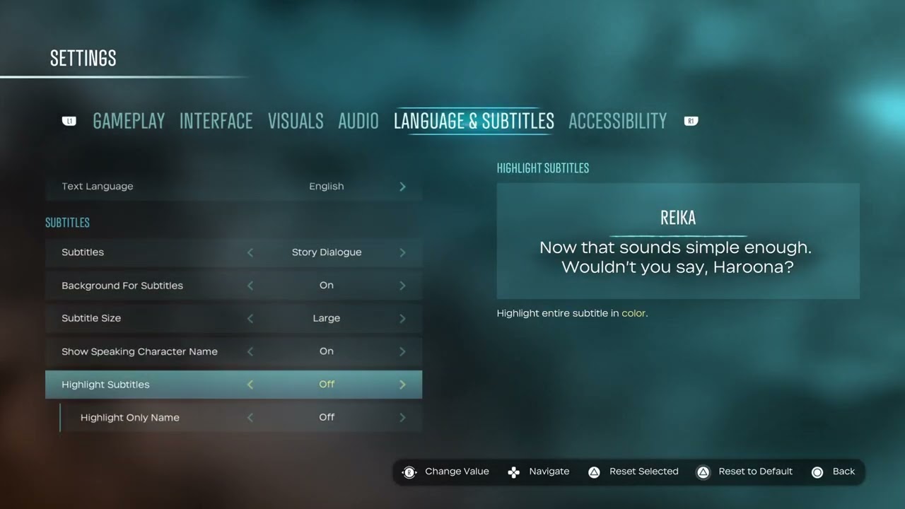 Unknown 9 Awakening: Menu Options