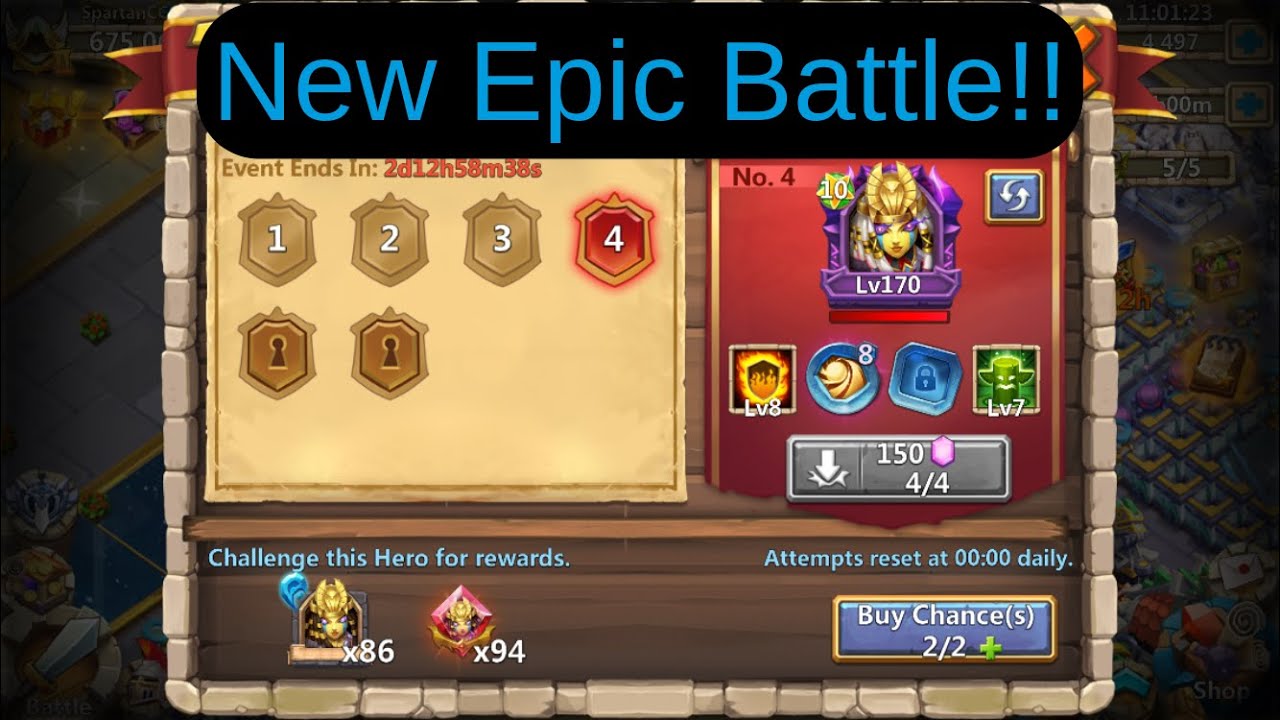 Castle Clash Royal Mummy Epic Battle