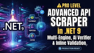 🚀 Advanced API Scraper in .NET 9 – Multi‑Engine, AI Verifier & Inline Validation