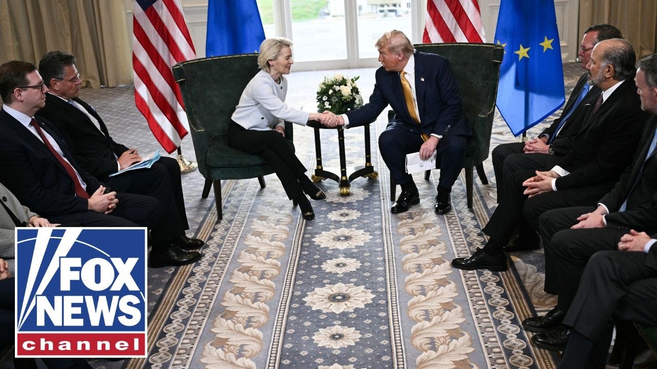 'Dems in the dust': Trump rides momentum from major EU trade deal