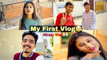 My First Vlog || Raju Bhai Vlog || Padosi Padosan Love Story 🙈 