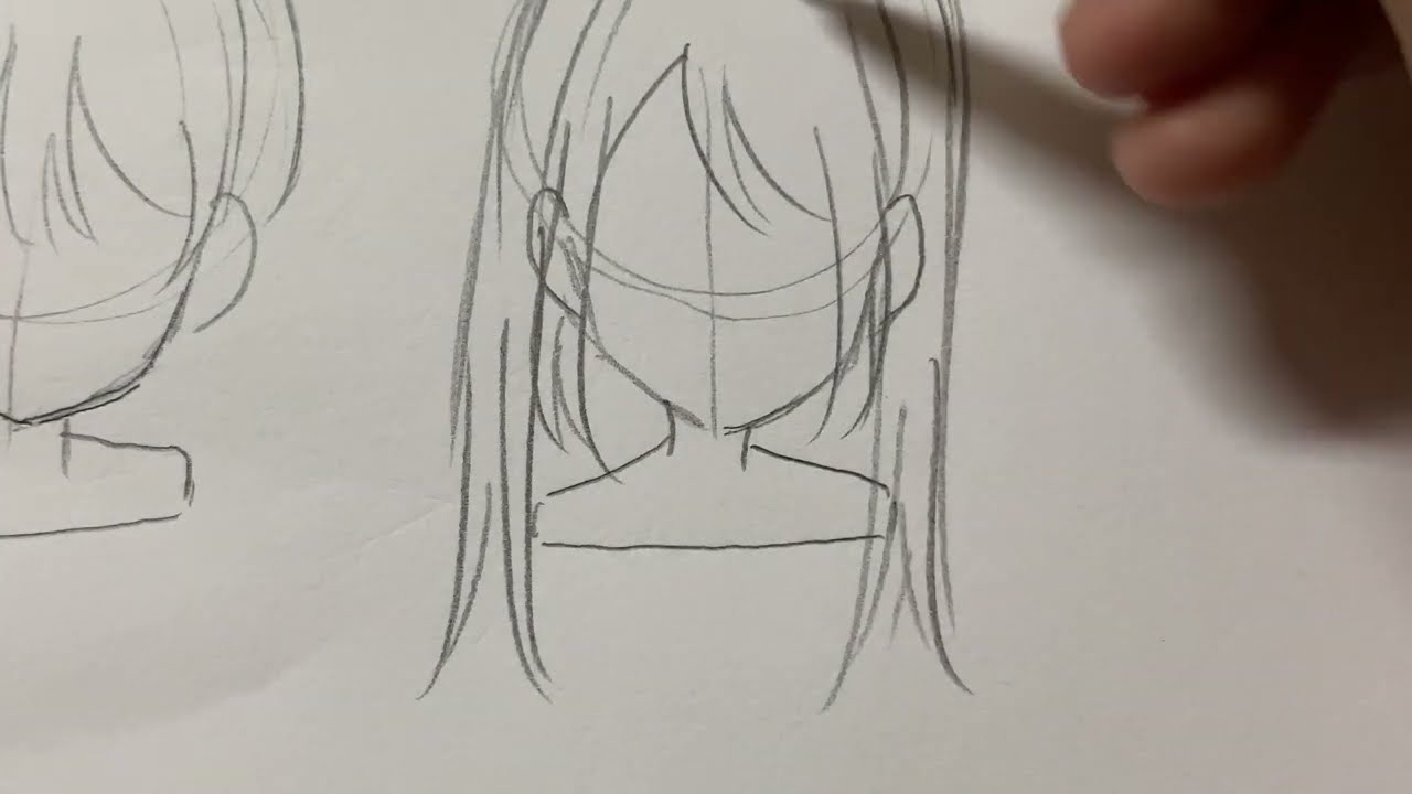 How to Draw Anime Girl Hair for Beginners, 6 Examples!