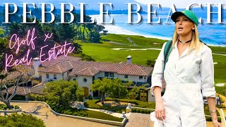 World's Best Golf Course Neighborhood? Pebble Beach Mansion Vlog