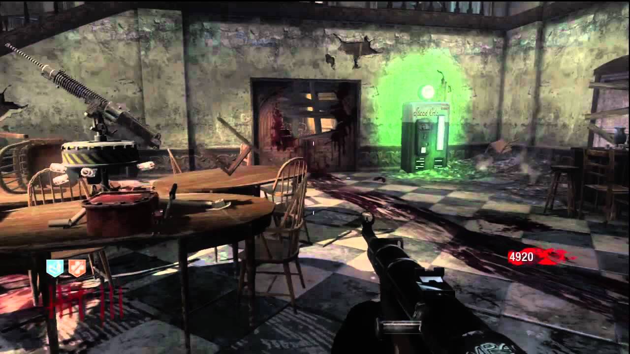 All Perks Pap And Power Locations Kino Der Toten Call Of Duty Black Ops Zombies Youtube