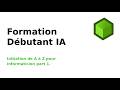 Cours de Formation IA automatisation - Débutants partie 1