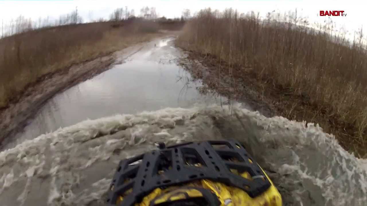 ATV//QUAD - Wet muddy offroad Tour with can am,suzuki,cf-moto,kawasaki ...
