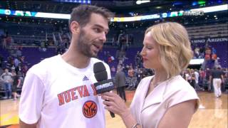Calderon: Knicks Played Well From the Beginning (3/9)