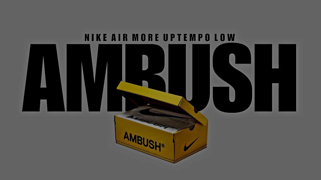 AMBUSH x Nike Air More Uptempo Low BLACK AND WHITE 2023 OFFICIAL LOOK AND RELEASE INFORMATION