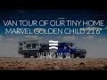 CARAVAN TOUR OF OUR TINY HOME! MARVEL GOLDEN CHILD 21'6" OFF-ROAD CARAVAN!