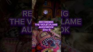 Audio Book Recording Vlog | The Violet Flame | Author life
