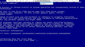 Windows 7 Build 7000 BSOD