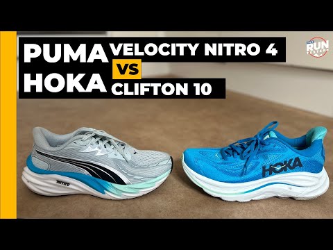 Hoka Clifton 10 vs Puma Velocity Nitro 4: Puma and Hoka daily trainers compared