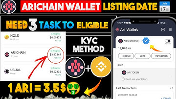 Ari Wallet listing date | Ari Wallet KYC Kaise Kare | Ari Wallet KYC Problem | Ari Chain KYC