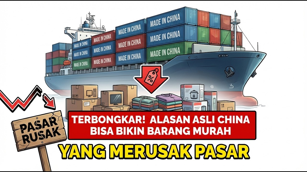 TERBONGKAR! Alasan Asli China Bisa Bikin Barang Murah yang Merusak Pasar