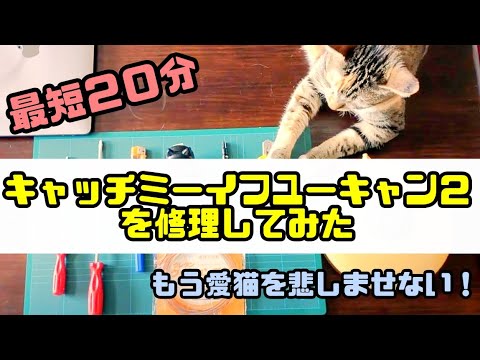 簡単に直せる】キャッチミーイフユーキャン2の修理方法 / 猫を