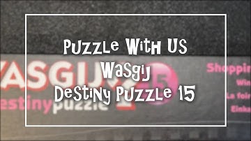 Puzzle with us - Wasgij Destiny Puzzle 15 (4-hour real time) // with Background Music