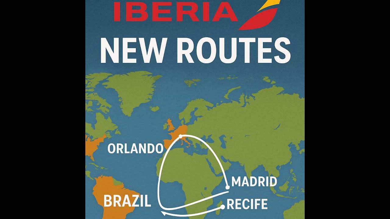 Iberia’s Bold Winter Expansion 2025–26 | New Routes to Orlando & Brazil