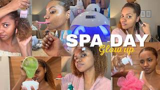 SPA DAY COMPLETO: Cabelo, Unhas em Gel, depilação e Minha Rotina de Skincare