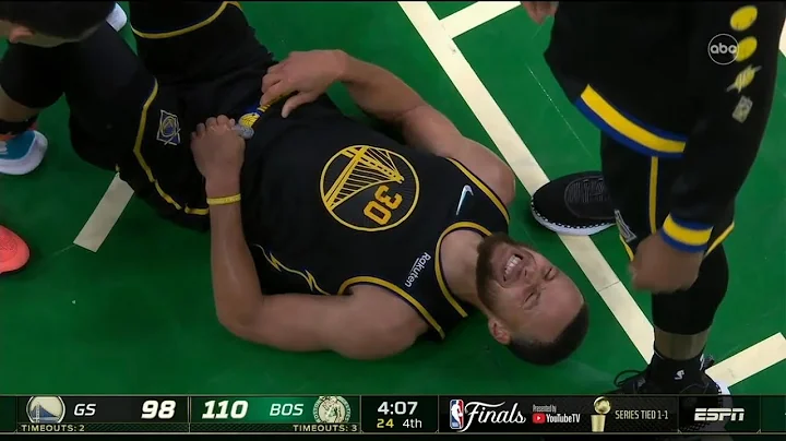 Steph Curry Injures Ankle As Game 3 Closes Out | 2022 NBA Finals