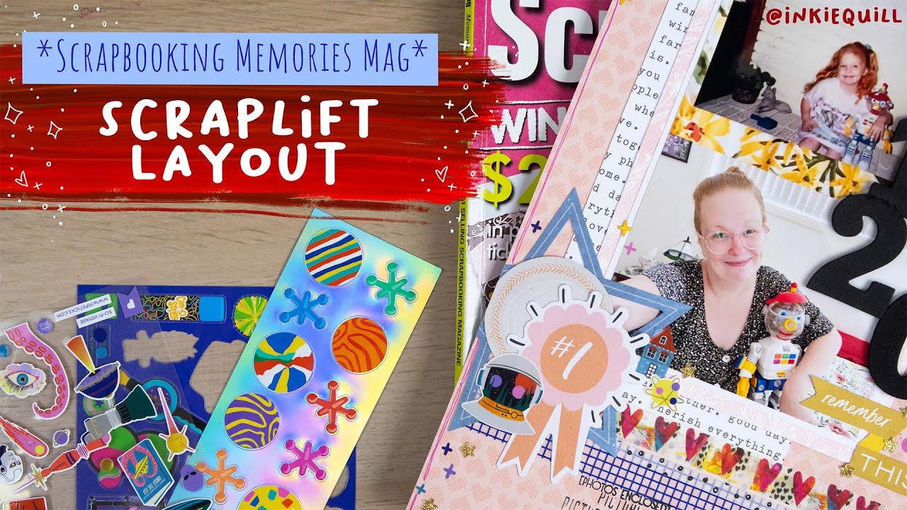 SCRAPLIFT From a Scrapbook Magazine // Scrapbooking Memories