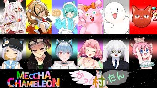 【めっちゃカメレオン】かったん村で初めての色塗りかくれんぼ【卓上背兎】