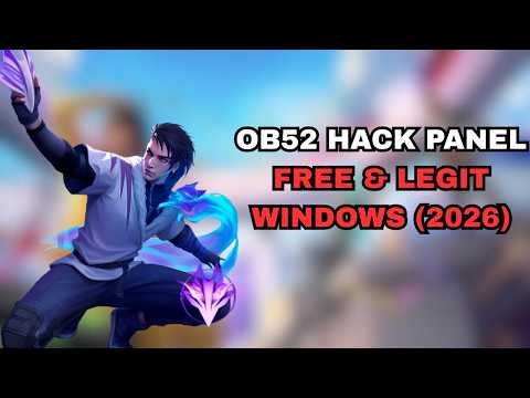 FREE FIRE PC PANEL OB52 \ AIMBOT RAGE PANEL + LEGIT AIM (BYPASS EMULATOR)  100% Safe And Antiban
