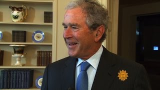 George W. Bush: Dad mocked my paint-stained pants