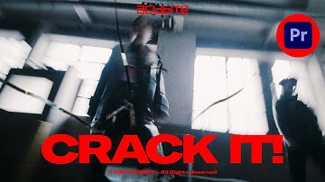 Outstanding TRANSITION EFFECT! How to use our CRACKED GLASS TRANSITIONS - Tutorial for Premiere Pro