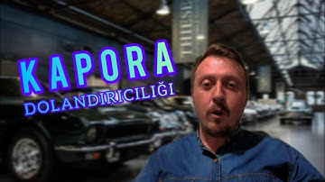 KAPORA DOLANDIRICILIĞI AMAN DİKKAT 🤨