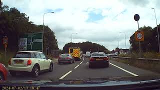 Mobile speed camera at Bristol (Lyde Green Roundabout) on 2 July 2024