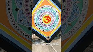 caroom board before and 💕after caroom board om lippan art #subscribe #viral #trending #ytshorts #art
