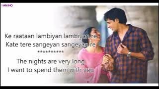 Raataan Lambiyan English Translation | Shershaah | Sidharth, Kiara | Tanishk |Jubin Nautiyal |Asees