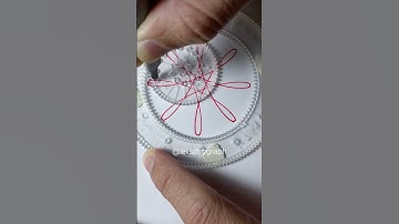 Creating beautiful Spirograph patterns | Relaxing art | Drawing ASMR #shorts #spirograph #art #asmr