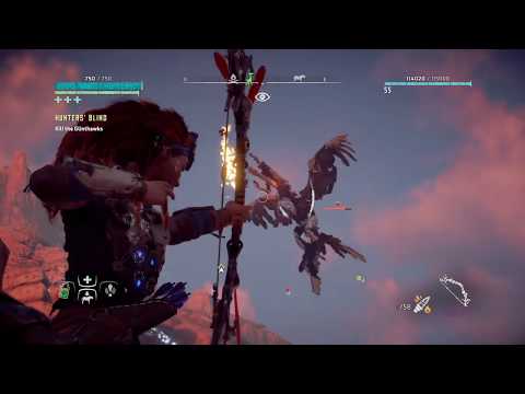 Horizon Zero Dawn™ Taking down Glinthawks
