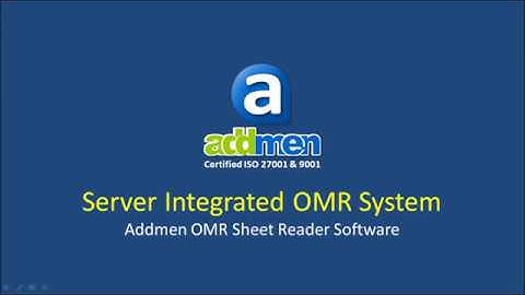 OMR System with Central Data Server
