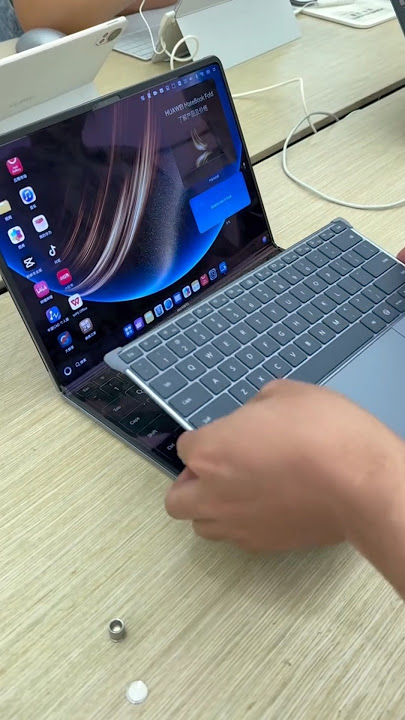 Huawei MateBook Fold: Keyboard Styles🔥🤯 #shorts
