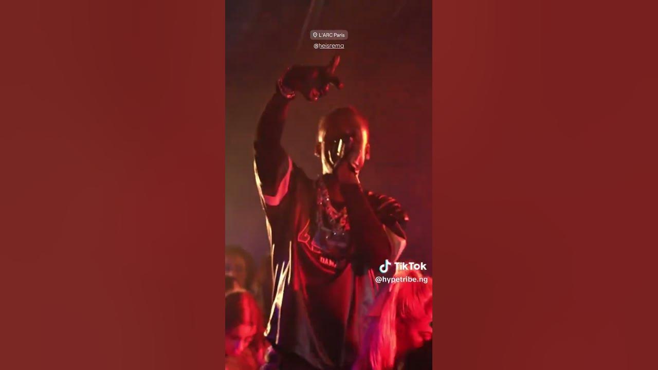 Rema performing benin boys in Paris