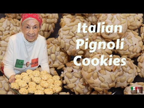 Italian Pignoli Cookies - Baking with Italian MaMa