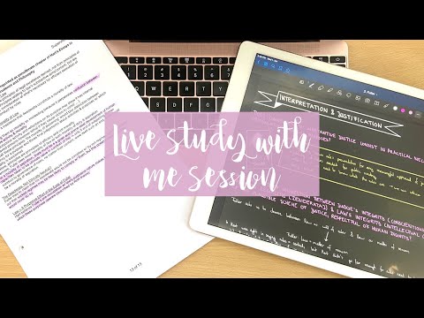 LIVE STUDY WITH ME | 4 HOURS | NO MUSIC