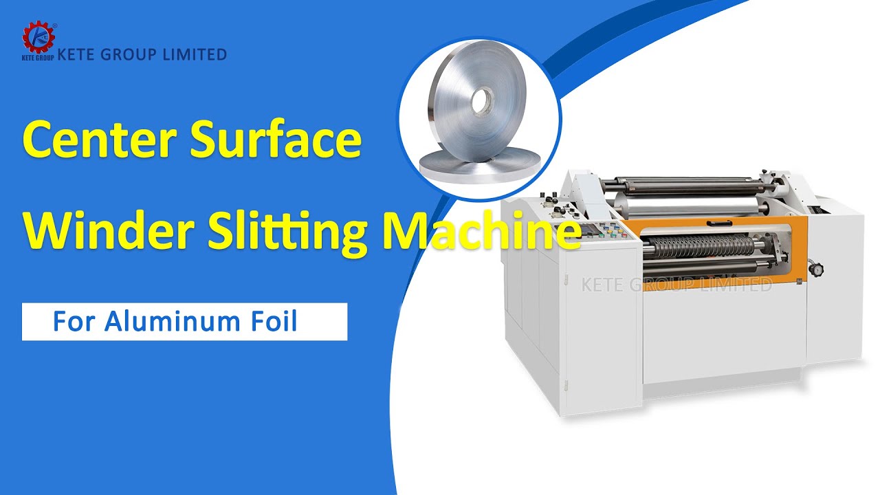 Center Surface Winder Slitting Machine for Aluminum Foil Material