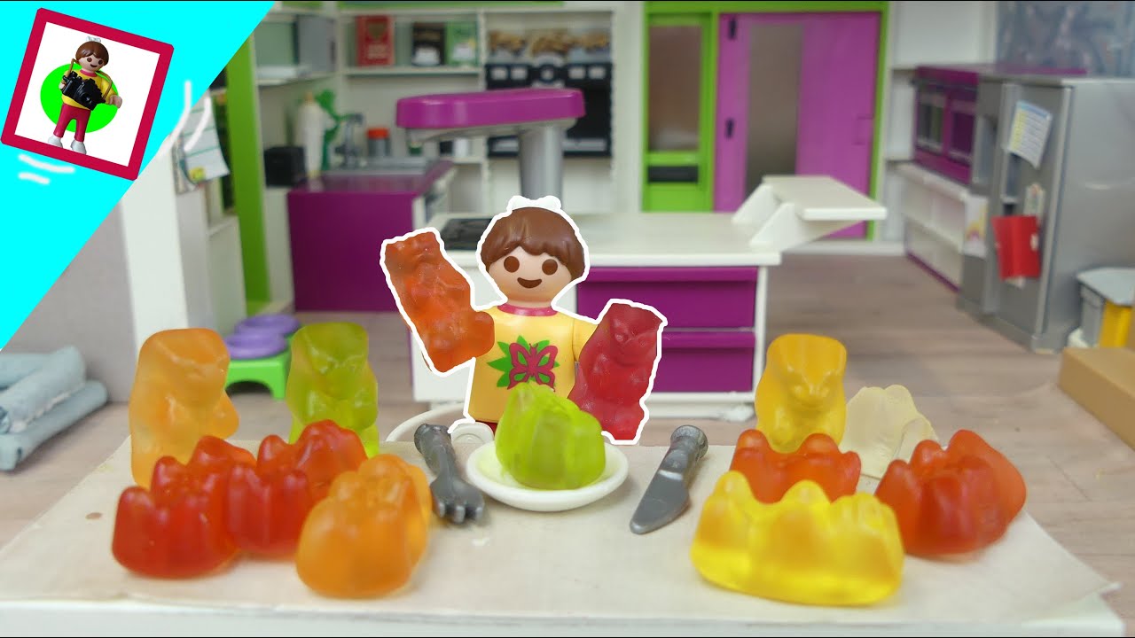 Playmobil Film "Nur Gummibärchen den ganzen Tag!!" Familie Jansen / Kinderfilm / Kinderserie