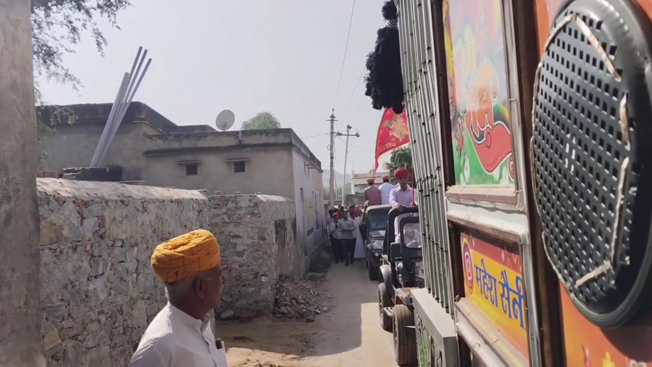 माँ करणी की कलश यात्रा मे स्कूल के विद्यार्थी द्वारा किया गया भव्य स्वागत 💞🙏🎊