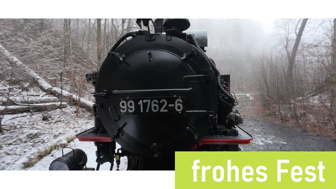 weihnachtliche Winter-Dampf-Romantik  -  auf schmaler Spur in Sachsen #12