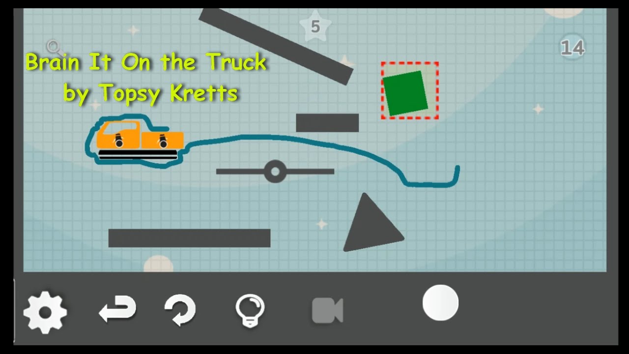 Brain It On the Truck level 14 space 5 stars