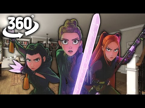 Sneaking into Huntrix's House – Kpop Demon Hunters ! | 360° VR Sneaking into Huntrix's House – Kpop Demon Hunters ! | 360° VR