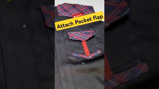 How to attach pocket Flap #shirtpattern #new #sewingtips Profile