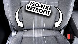 VW Golf MK7 (5G): front ISOFIX retrofit child seat mount