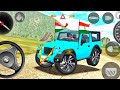 Modified Mahindra Thar😈Games:Indian Blue Thar (Gadi Wala Games) Car Game Android Game - #2026