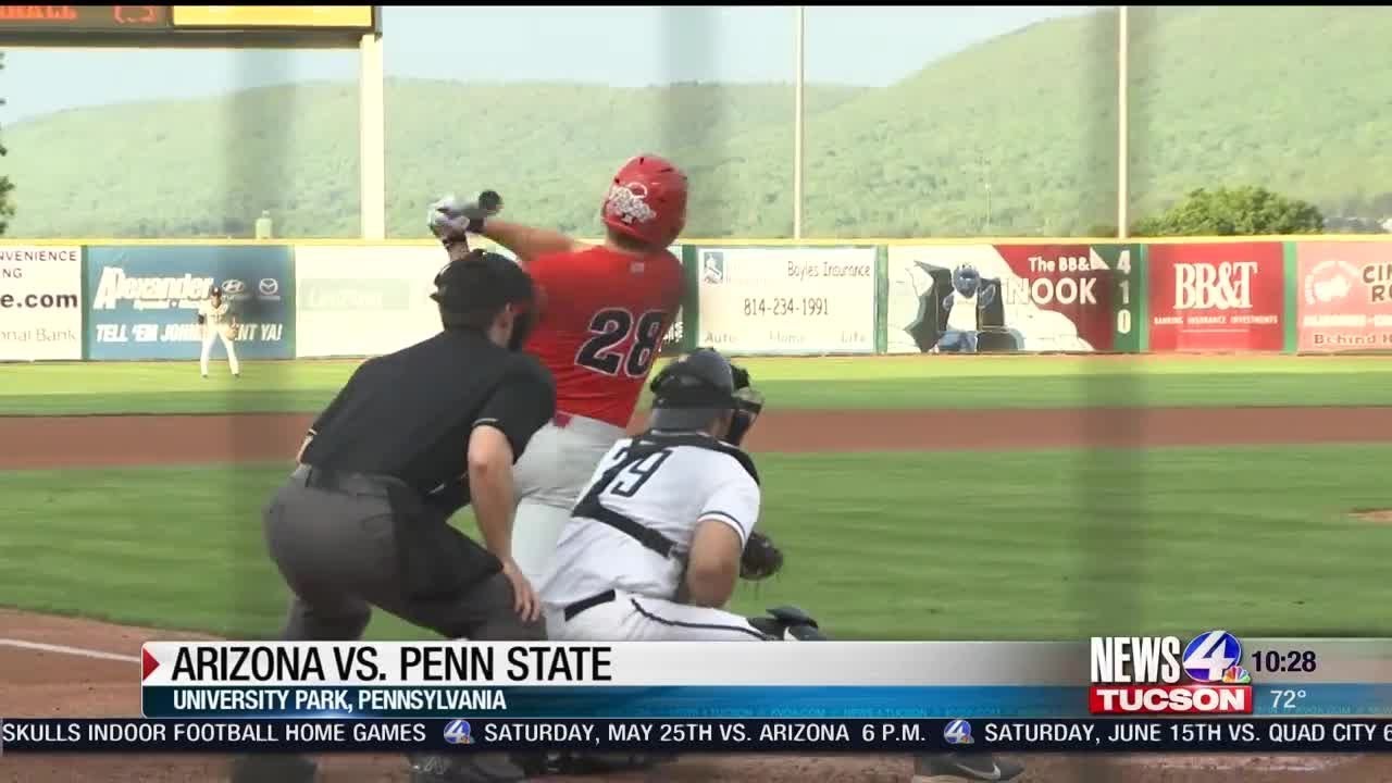 nittany lions school Arizona baseball keeps hopes for NCAA tournament bid alive with win at Penn St.
